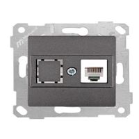 RİTA MEK TUŞ DATA PRİZİ 1*RJ45 (CAT6) ANTRASİT 1